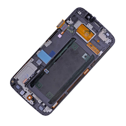 תחליף למסך LCD ומכלול דיגיטיזציה של SAMSUNG GALAXY S6 EDGE SM-G925A עם מסגרת - ורד