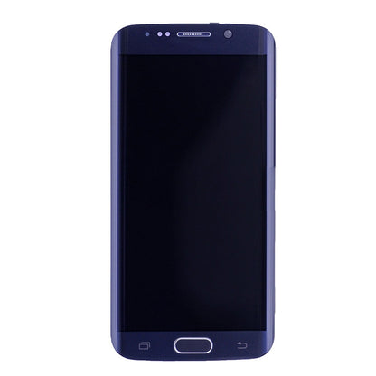 תחליף למסך LCD והרכבה דיגיטיזית של SAMSUNG GALAXY S6 EDGE SM-G925 עם מסגרת - ספיר