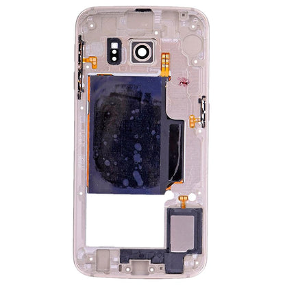 תחליף למכלול בית אחורי של SAMSUNG GALAXY S6 EDGE SM-G925 - זהב