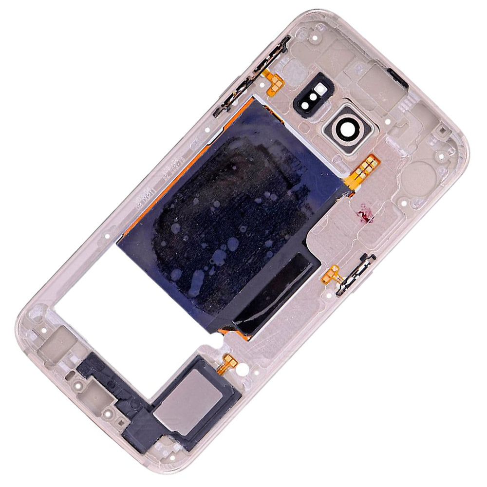 תחליף למכלול בית אחורי של SAMSUNG GALAXY S6 EDGE SM-G925 - זהב