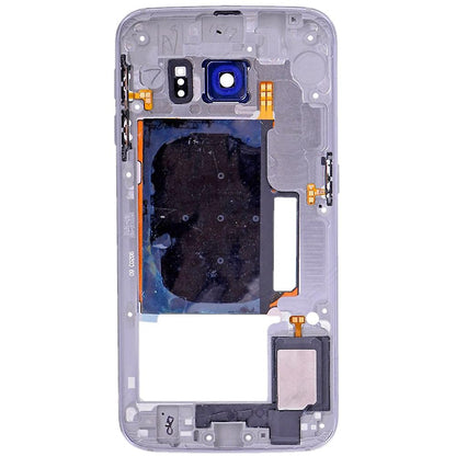 החלפה למכלול בית אחורי של SAMSUNG GALAXY S6 EDGE SM-G925 - אפור