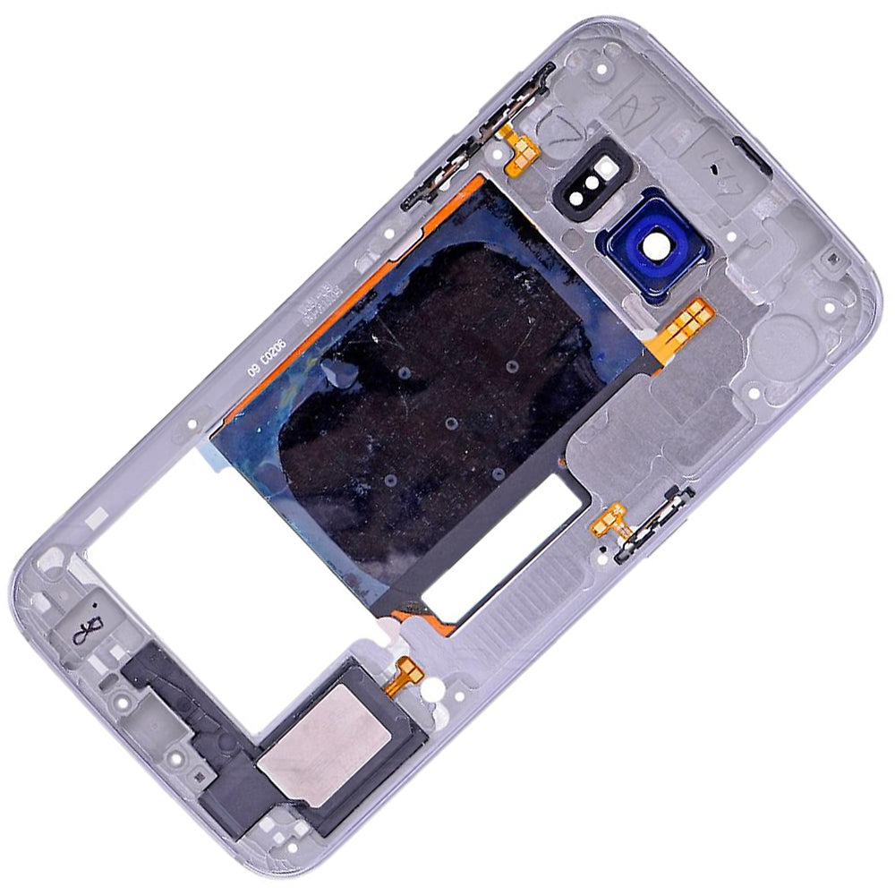 החלפה למכלול בית אחורי של SAMSUNG GALAXY S6 EDGE SM-G925 - אפור