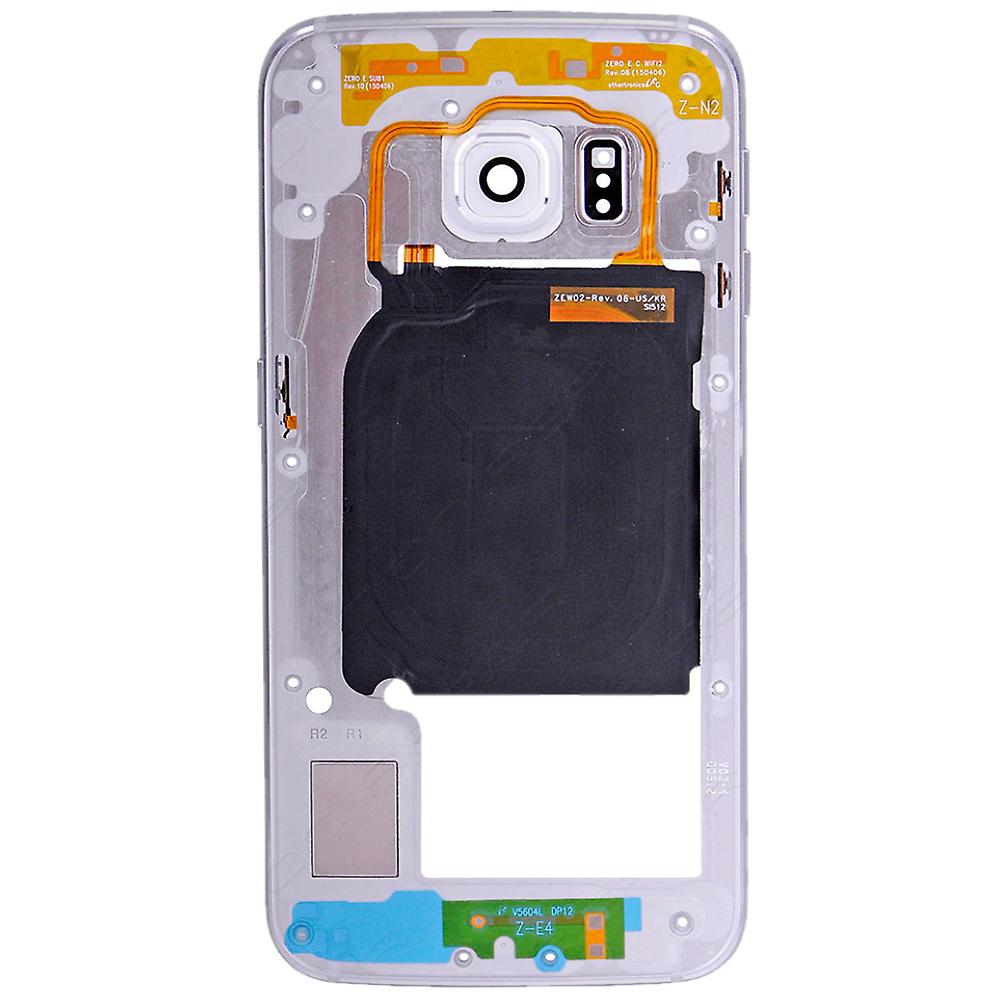 תחליף למכלול בית אחורי של SAMSUNG GALAXY S6 EDGE SM-G925 - כסף