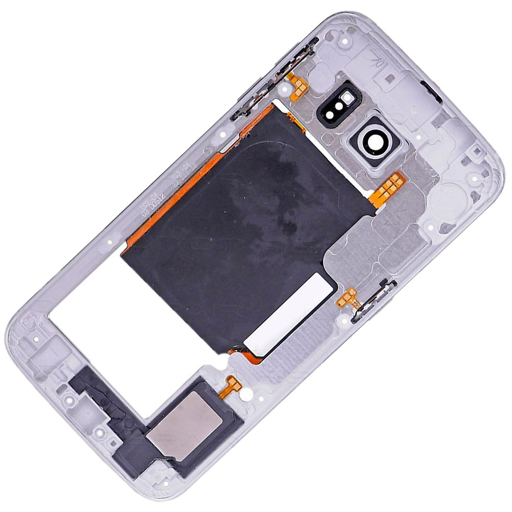 תחליף למכלול בית אחורי של SAMSUNG GALAXY S6 EDGE SM-G925 - כסף