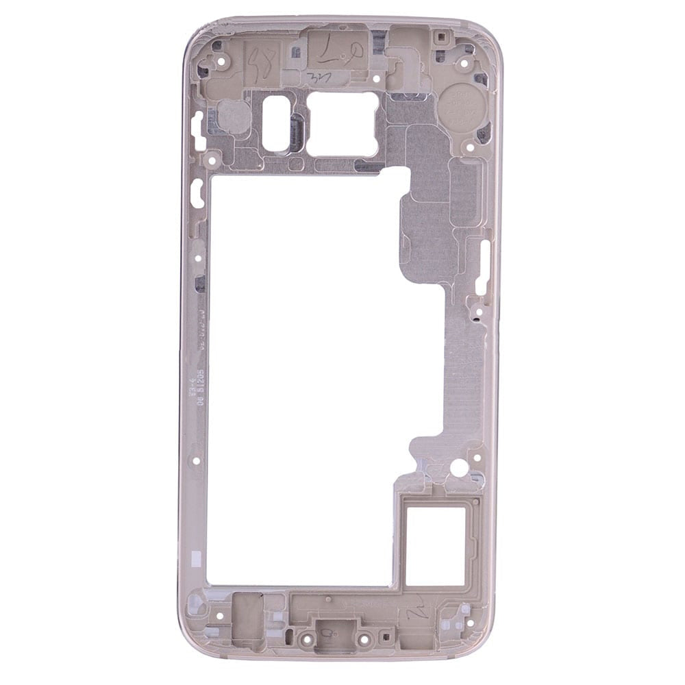 תחליף למסגרת בית אחורי של SAMSUNG GALAXY S6 EDGE SM-G925 - זהב