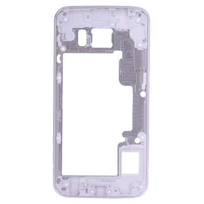 תחליף למסגרת בית אחורי של SAMSUNG GALAXY S6 EDGE SM-G925 - כסף