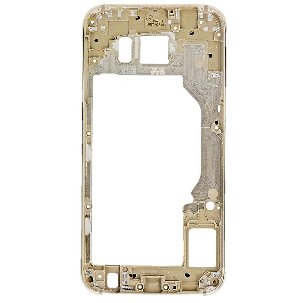תחליף למסגרת בית אחורי של SAMSUNG GALAXY S6 - זהב