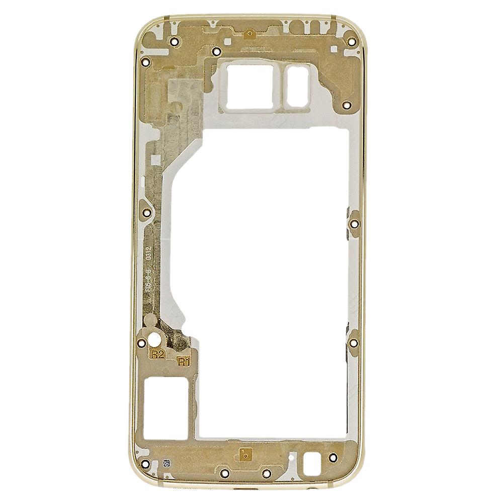 תחליף למסגרת בית אחורי של SAMSUNG GALAXY S6 - זהב