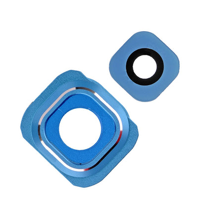 תחליף לעדשת המצלמה והלוח של SAMSUNG GALAXY S6 - AQUA BLUE