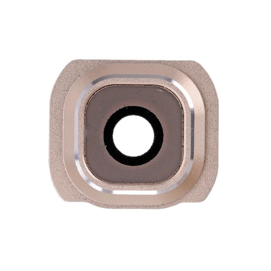 תחליף לעדשת המצלמה והלוח של SAMSUNG GALAXY S6 - זהב