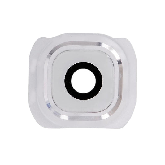 תחליף לעדשת המצלמה והלוח של SAMSUNG GALAXY S6 - לבן