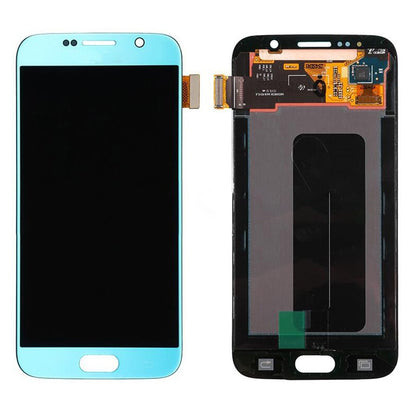 תחליף למכלול מסך LCD ו-Digitizer של SAMSUNG GALAXY S6 SM-G920 - כחול