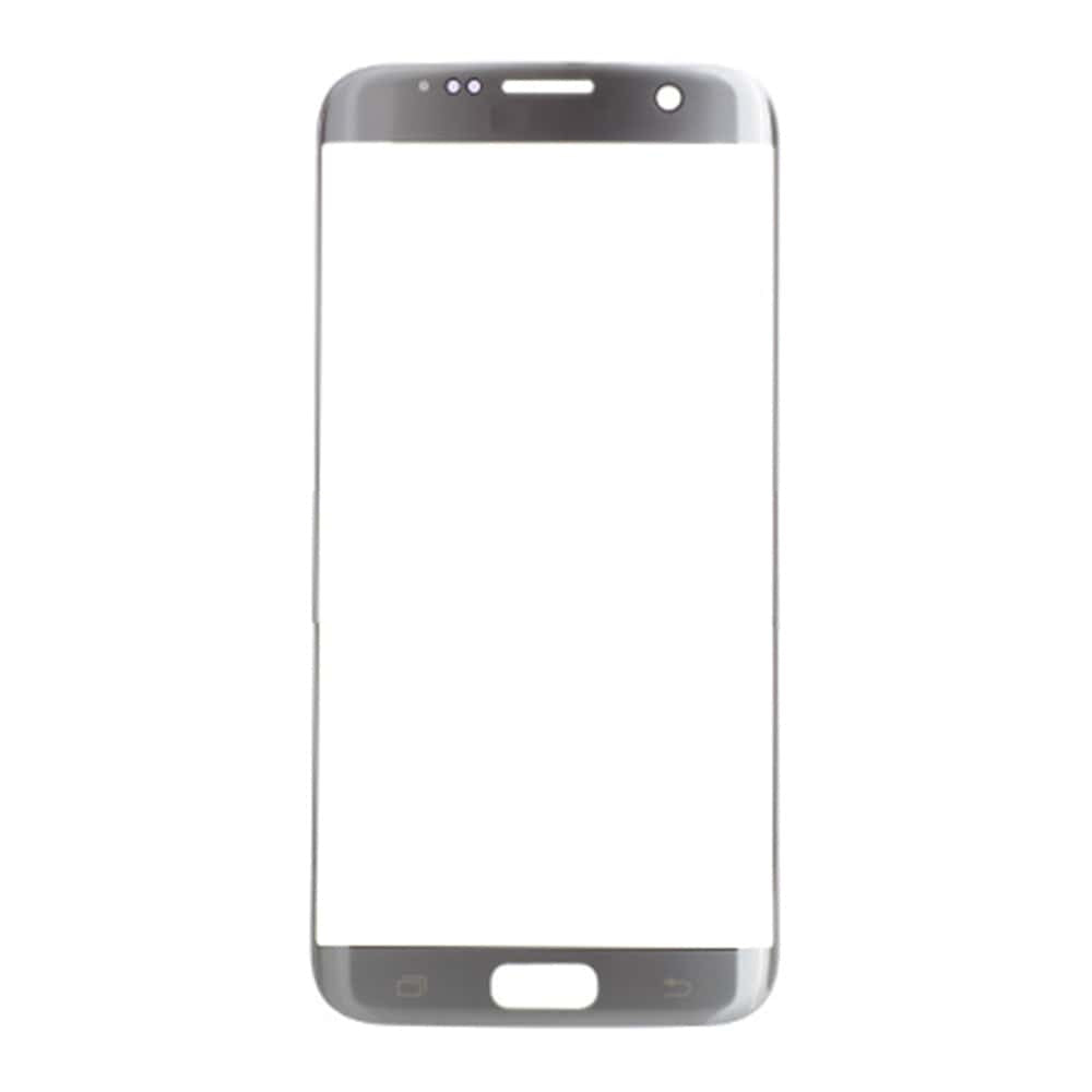 תחליף לעדשת זכוכית קדמית של SAMSUNG GALAXY S7 EDGE SM-G935 - כסף