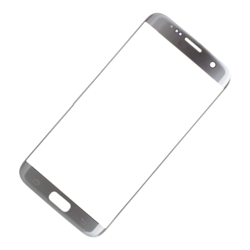 תחליף לעדשת זכוכית קדמית של SAMSUNG GALAXY S7 EDGE SM-G935 - כסף