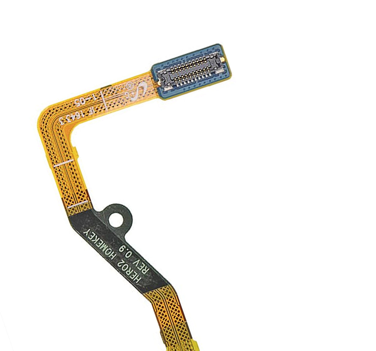 REPLACEMENT FOR SAMSUNG GALAXY S7 EDGE SM-G935 HOME BUTTON FLEX CABLE - BLUE CORAL