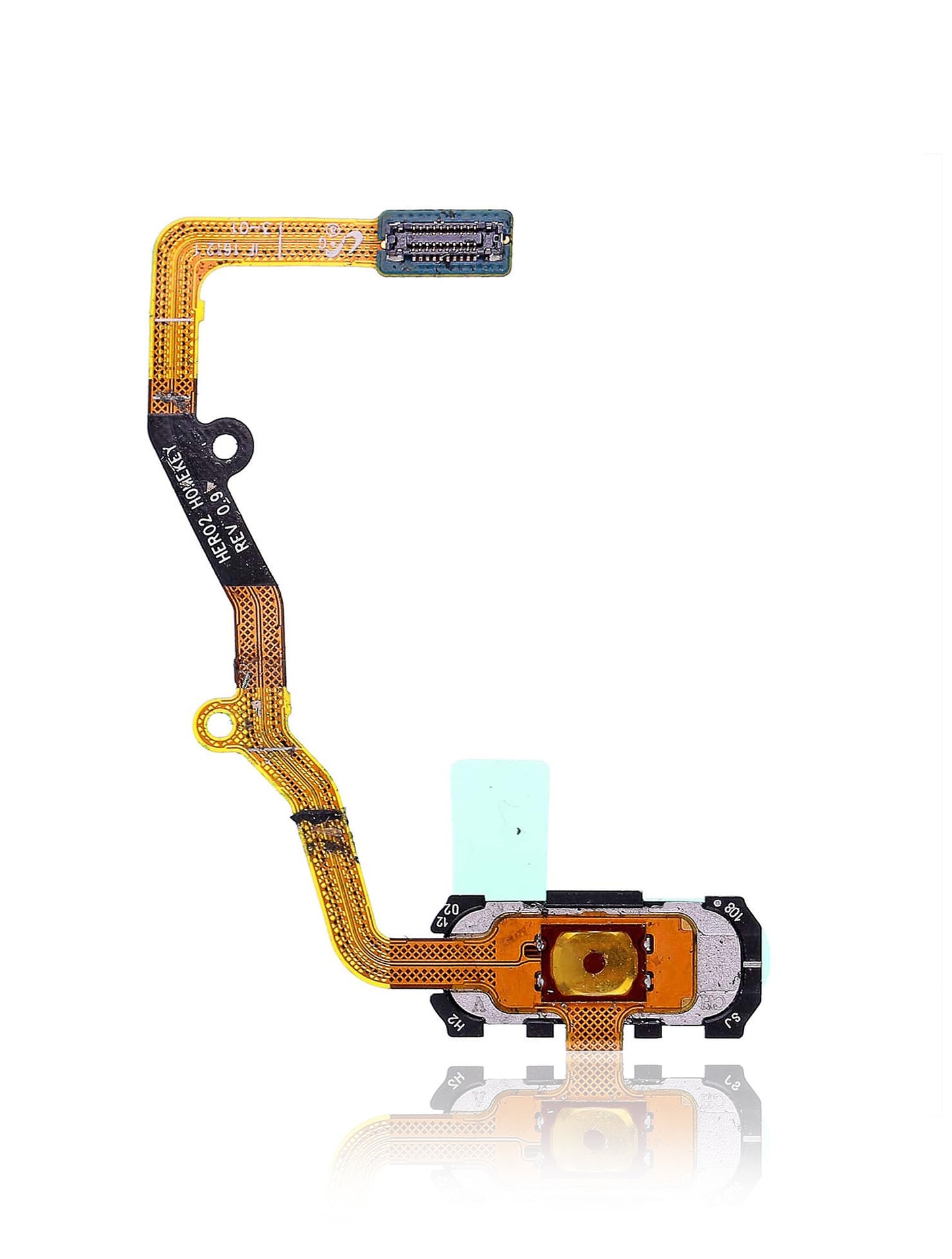 REPLACEMENT FOR SAMSUNG GALAXY S7 EDGE SM-G935 HOME BUTTON FLEX CABLE - SILVER