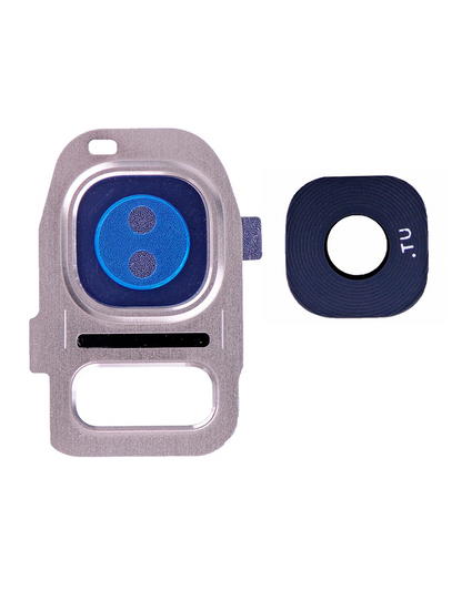 תחליף למחזיק מצלמה אחורית של SAMSUNG GALAXY S7/S7 EDGE עם עדשה - זהב