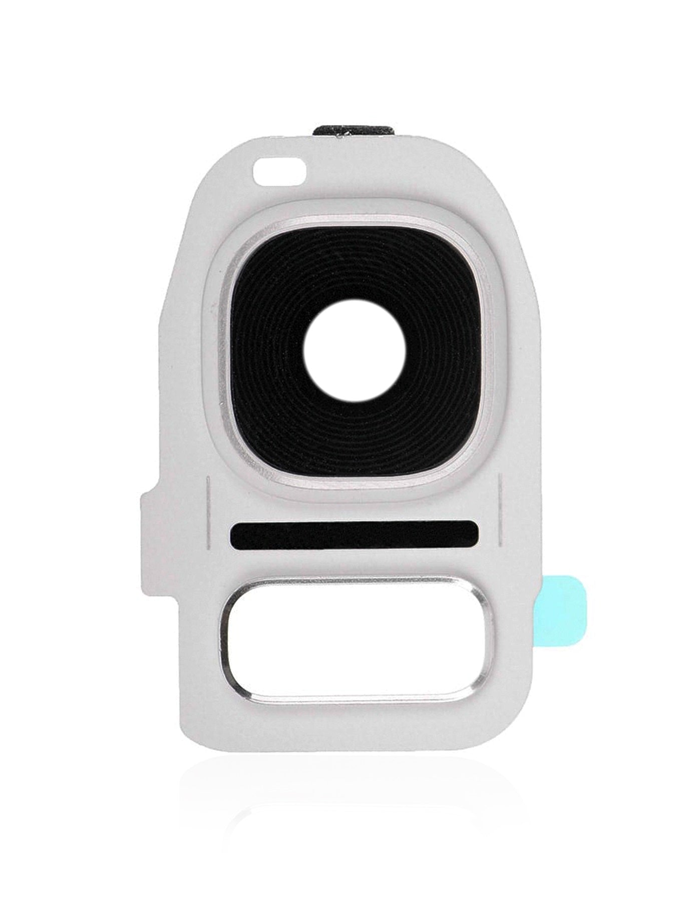 תחליף למחזיק מצלמה אחורית של SAMSUNG GALAXY S7/S7 EDGE עם עדשה - כסף