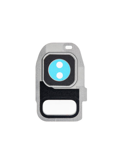 תחליף למחזיק מצלמה אחורית של SAMSUNG GALAXY S7/S7 EDGE עם עדשה - כסף