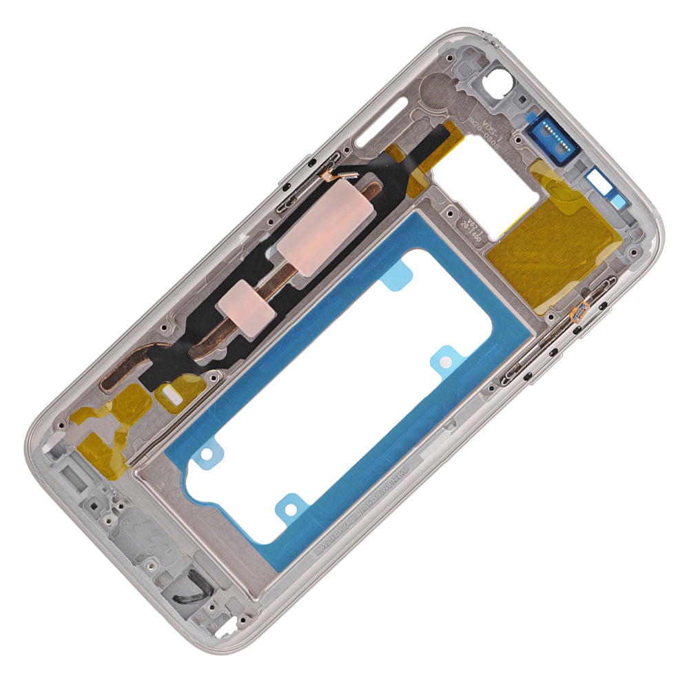 תחליף למסגרת בית אחורי של SAMSUNG GALAXY S7 SM-G930 - כסף