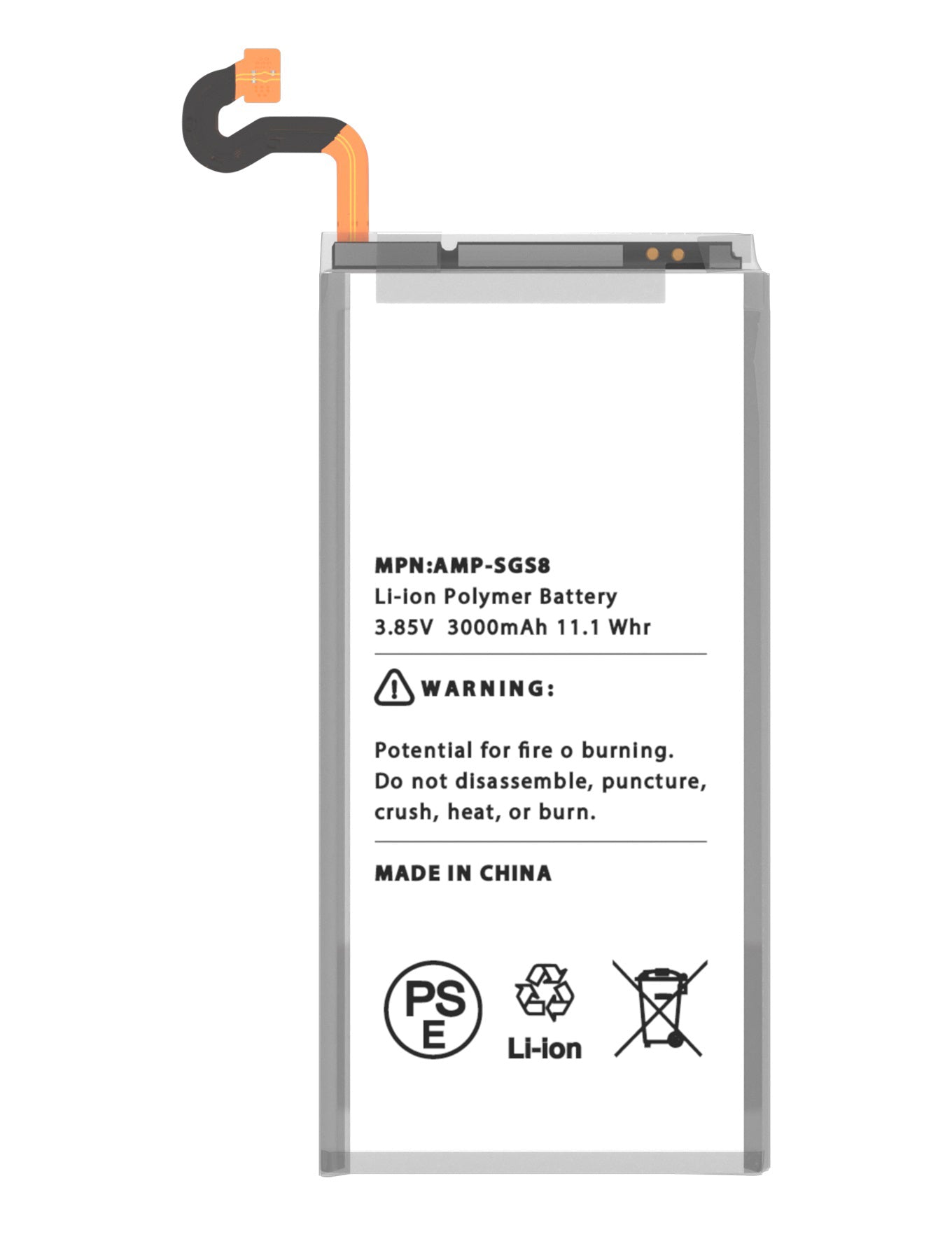 REPLACEMENT FOR SAMSUNG GALAXY S8 BATTERY