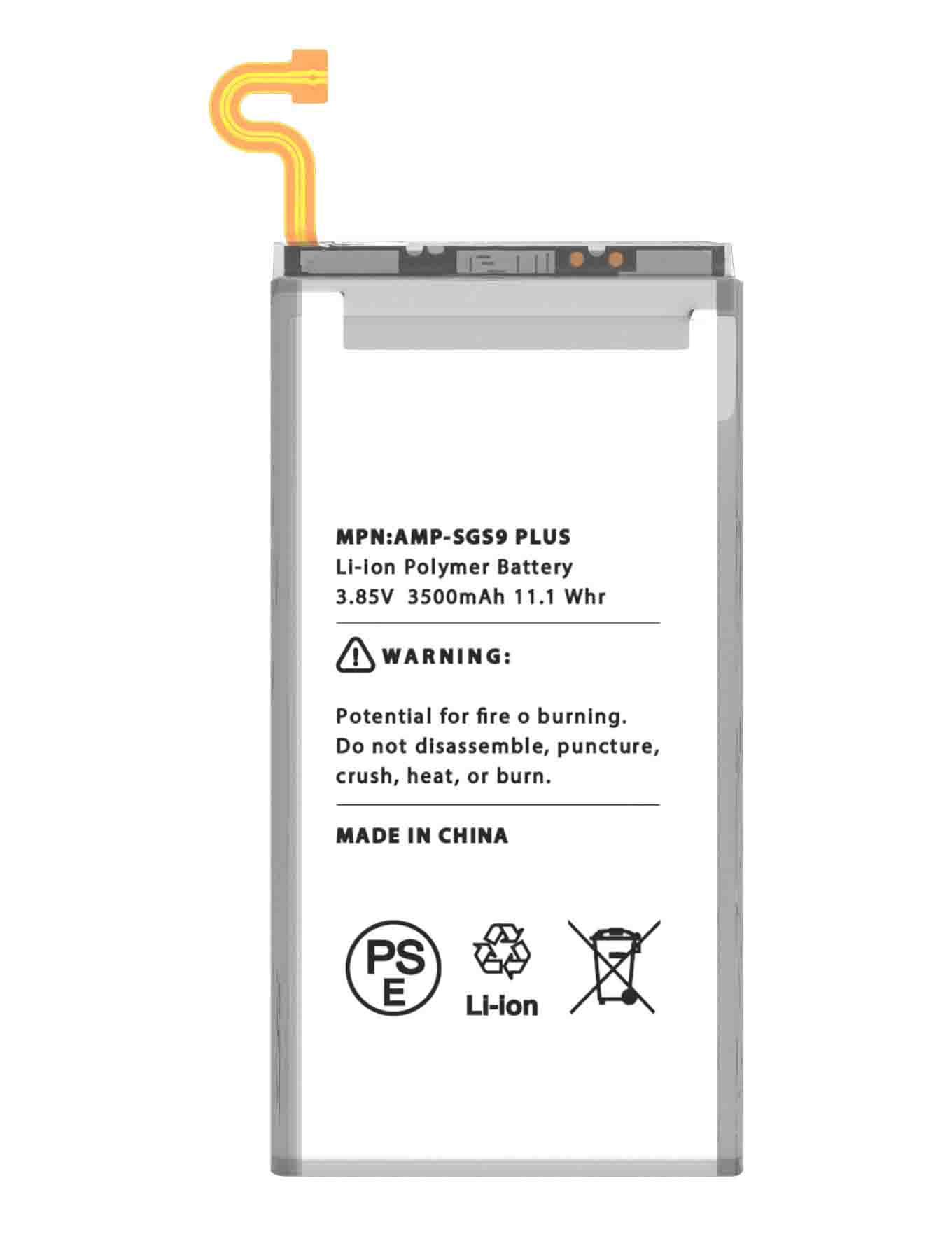 REPLACEMENT FOR SAMSUNG GALAXY S9 PLUS BATTERY 3500MAH