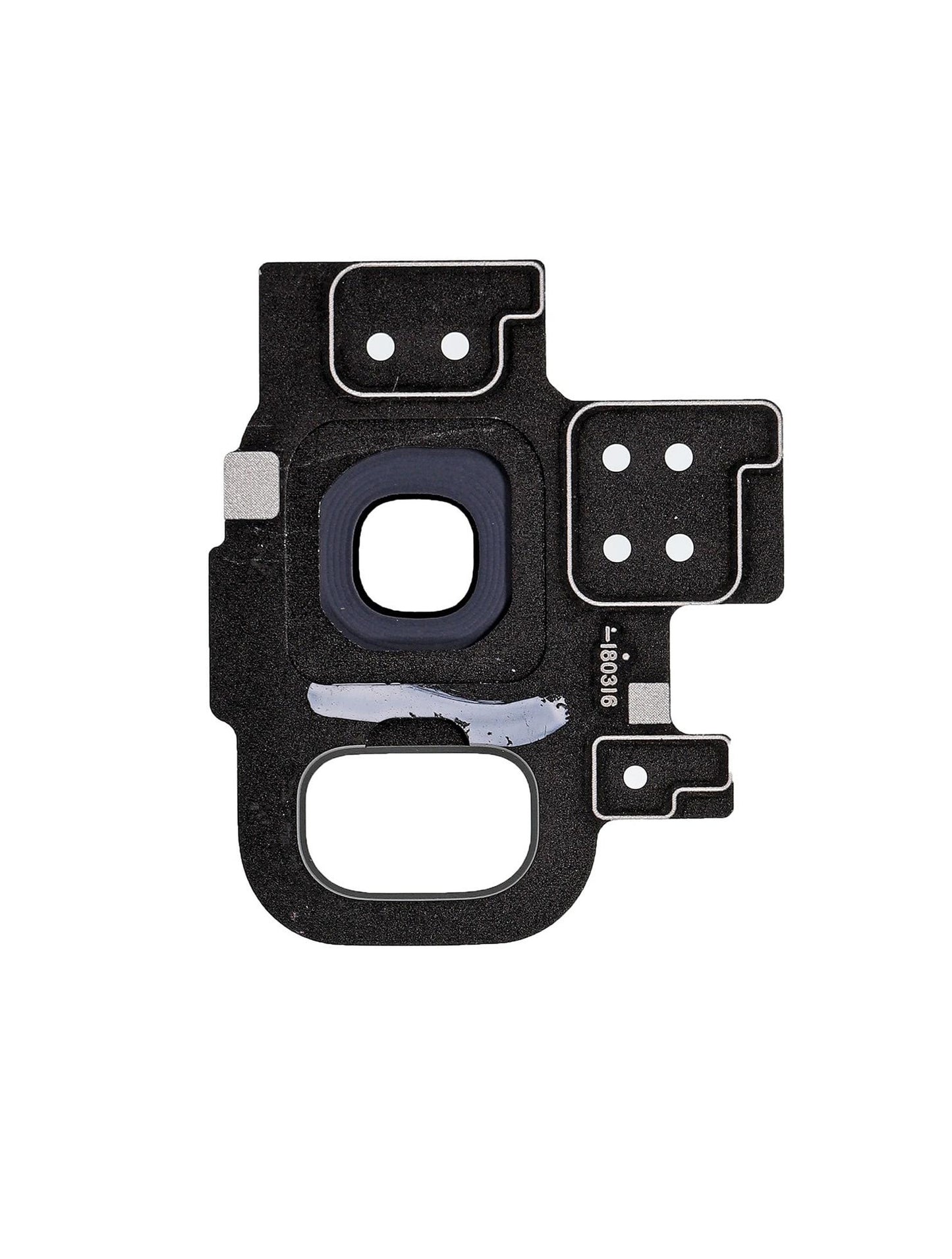 REPLACEMENT FOR SAMSUNG GALAXY S9 SM-G960 REAR CAMERA HOLDER WITH LENS - BLACK