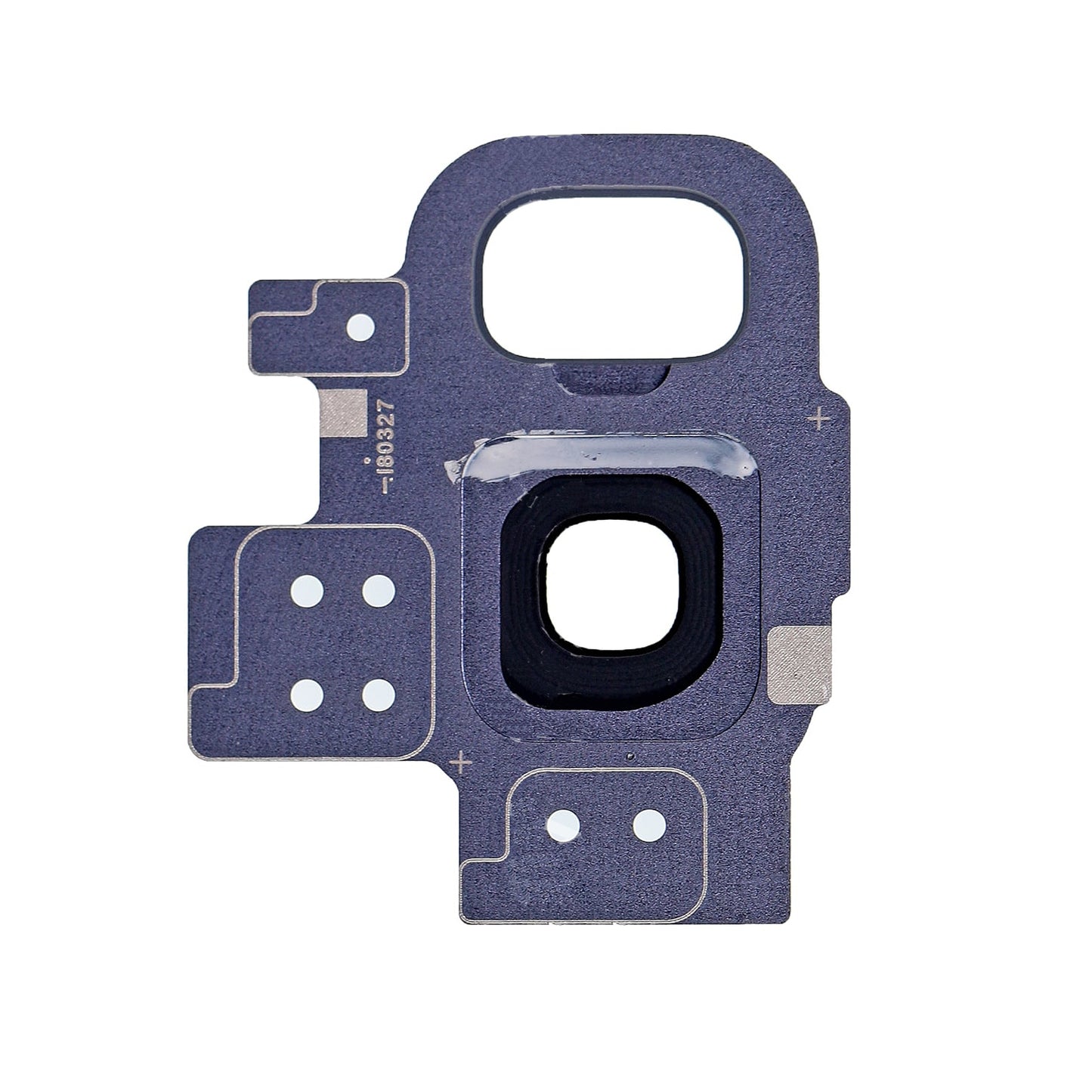 REPLACEMENT FOR SAMSUNG GALAXY S9 SM-G960 REAR CAMERA HOLDER WITH LENS - BLUE