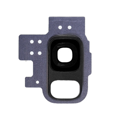 REPLACEMENT FOR SAMSUNG GALAXY S9 SM-G960 REAR CAMERA HOLDER WITH LENS - BLUE