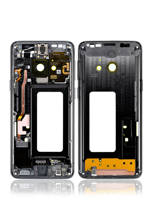 REPLACEMENT FOR SAMSUNG GALAXY S9 SM-G960 REAR HOUSING FRAME - BLACK