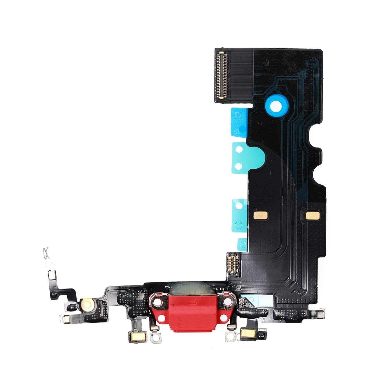 REPLACEMENT FOR IPHONE SE 2ND USB CHARGING FLEX CABLE - RED - EXPRESS PARTS -WHOLESALE CELLPHONE REPAIR PARTS