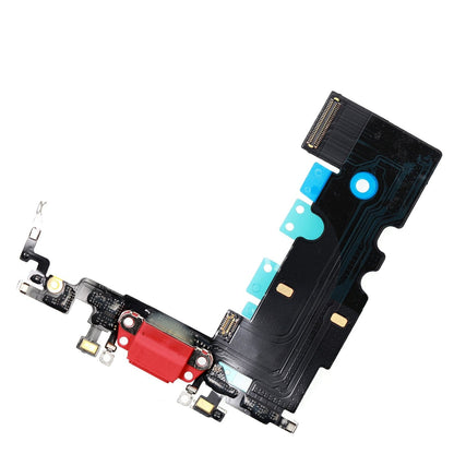 REPLACEMENT FOR IPHONE SE 2ND USB CHARGING FLEX CABLE - RED - EXPRESS PARTS -WHOLESALE CELLPHONE REPAIR PARTS