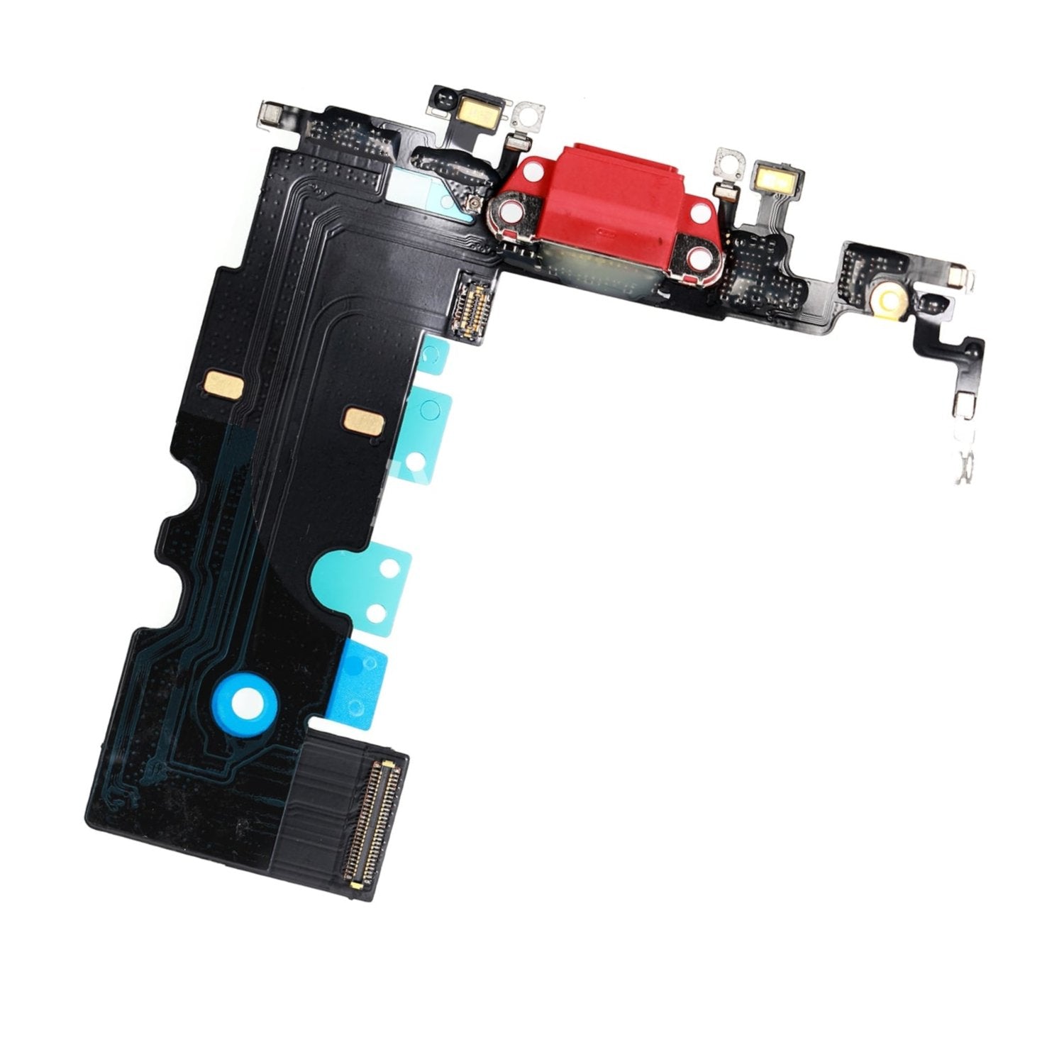 REPLACEMENT FOR IPHONE SE 2ND USB CHARGING FLEX CABLE - RED - EXPRESS PARTS -WHOLESALE CELLPHONE REPAIR PARTS